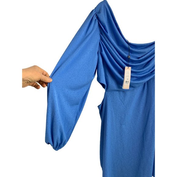 BCBGeneration Azure One Shoulder Mini Dress Cutout Size 16 NWT 6547 Asym Neck - Picture 9 of 16